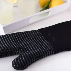 Oven Mitt Set, Black, 2 Pieces><noscript><img width=