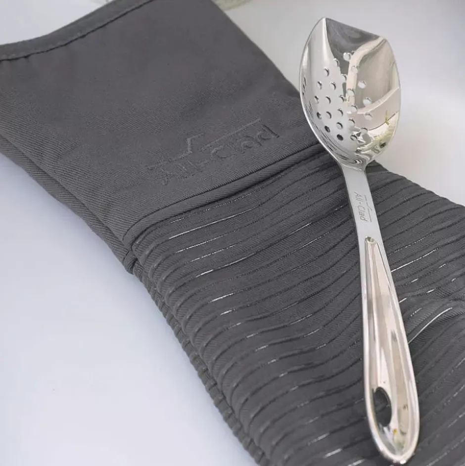 Oven Mitt Set, Pewter, 2 Pieces>All-Clad Hot