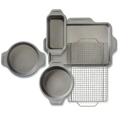 Pro-Release Nonstick Bakeware Set, 5 Piece Set>All-Clad New