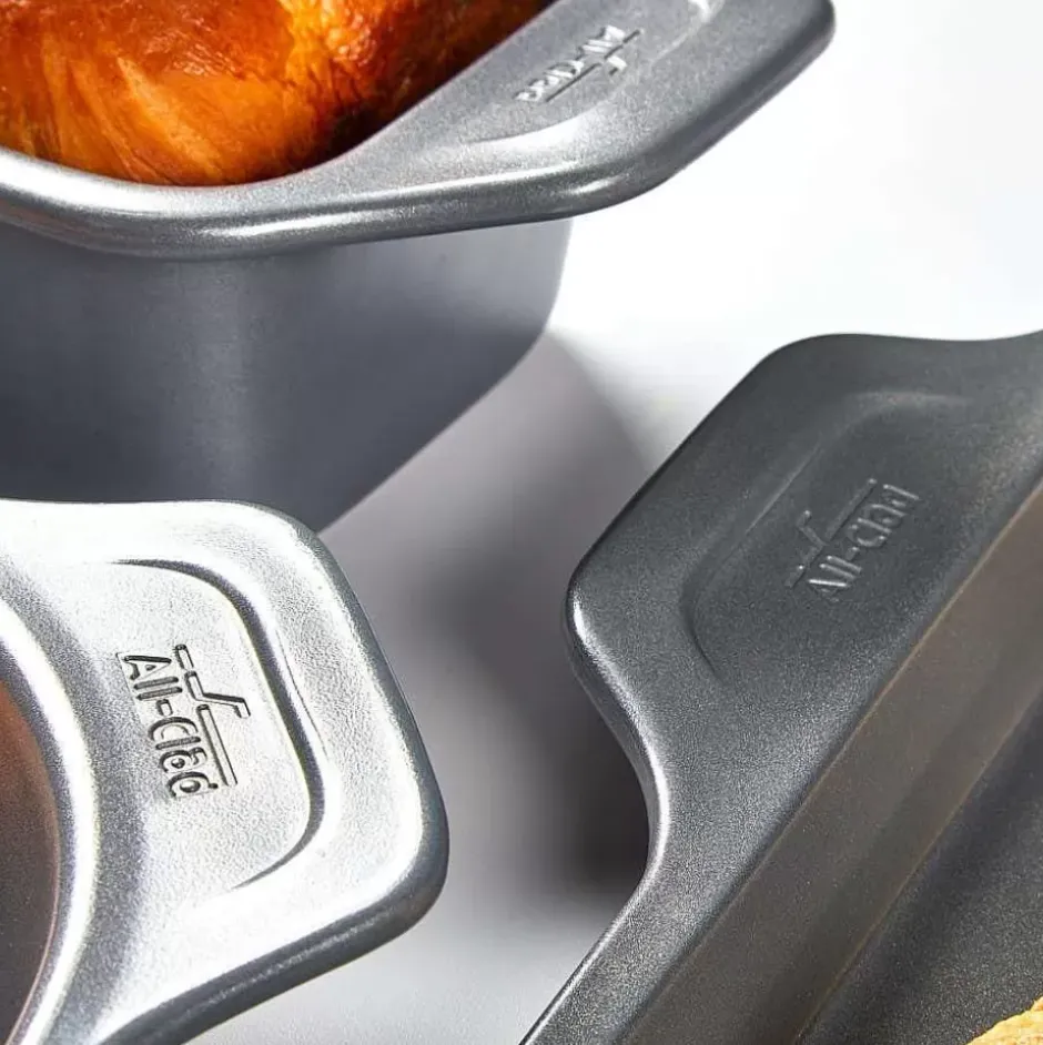 Pro-Release Nonstick Bakeware, Half Sheet Pan With Cooling Rack, 2 Piece Set>All-Clad Best