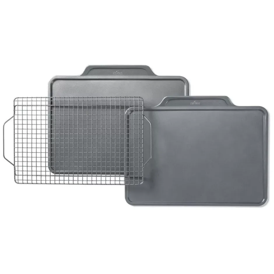 Pro-Release Nonstick Bakeware, 3 Piece Cookie Sheet Set>All-Clad Fashion