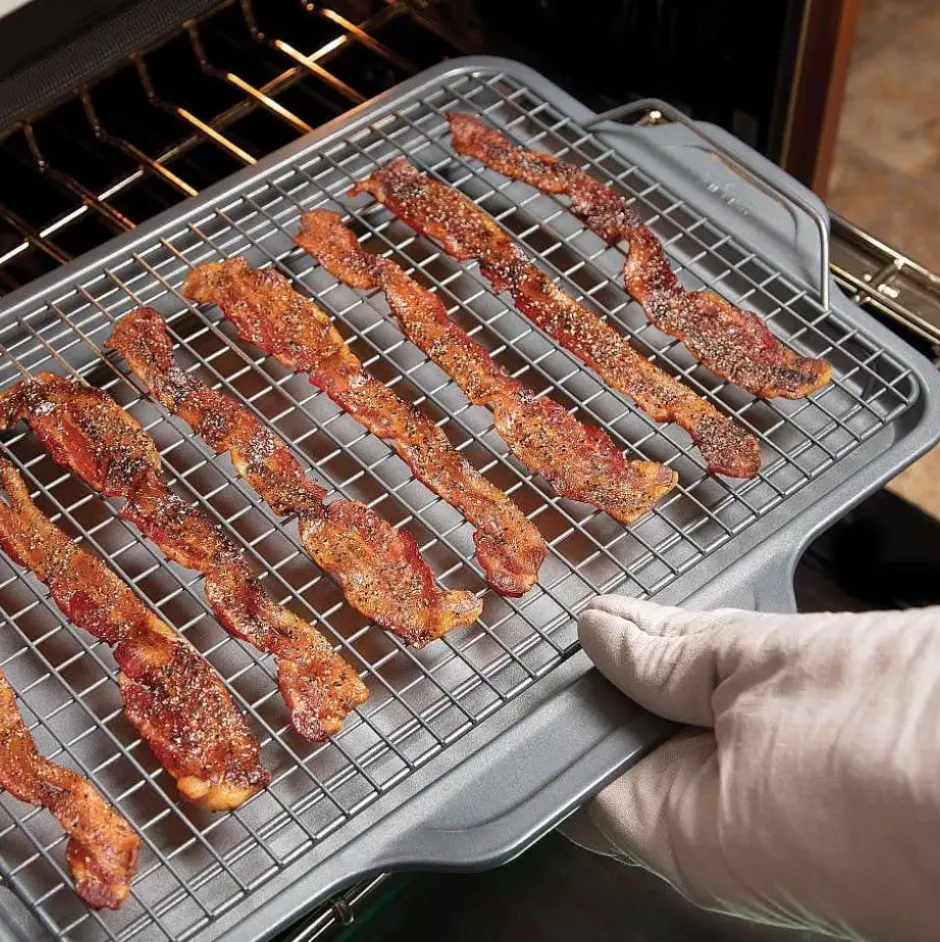 Pro-Release Nonstick Bakeware, Cooling & Baking Rack, 17 X 11 Inch>All-Clad New