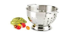 Stainless Steel Metal Colander, 3 Quart><noscript><img width=