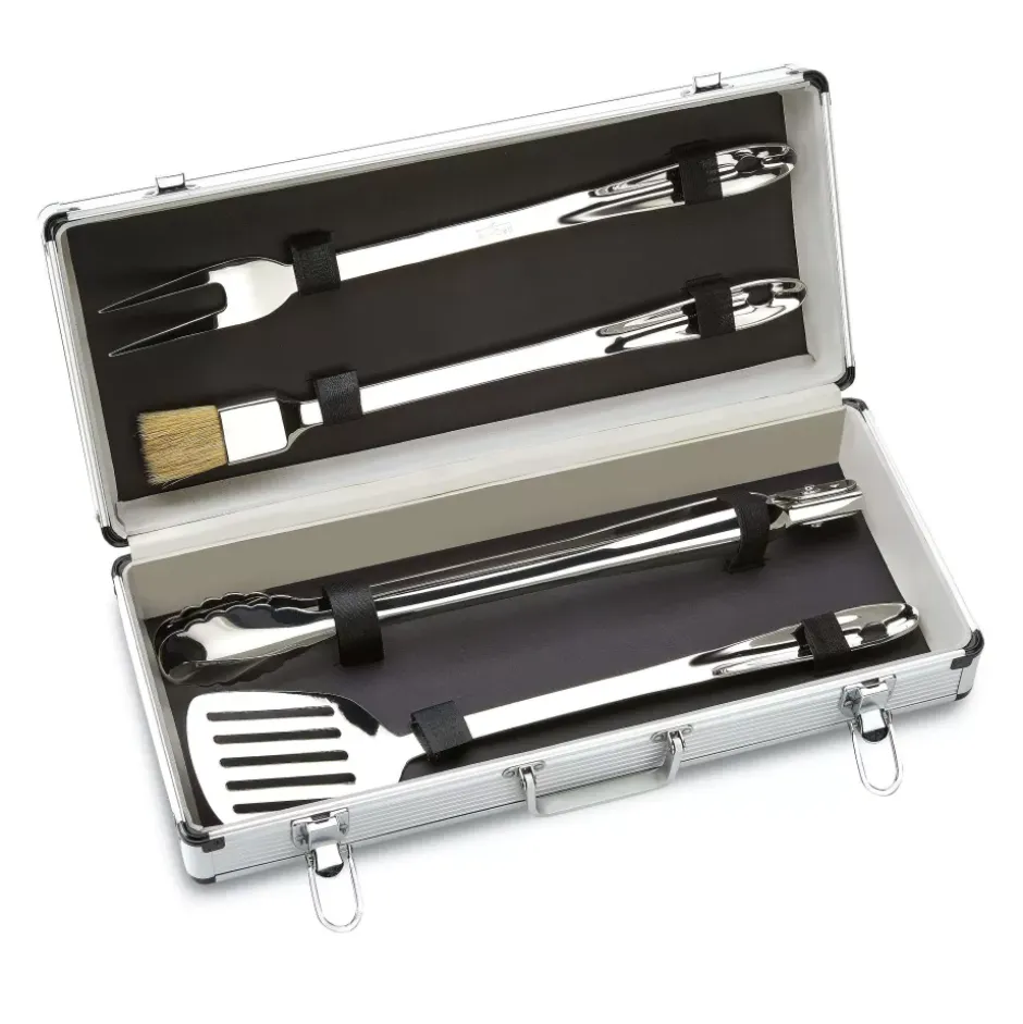Stainless Steel 4 Piece Bbq Tool Set With Box>All-Clad Fashion