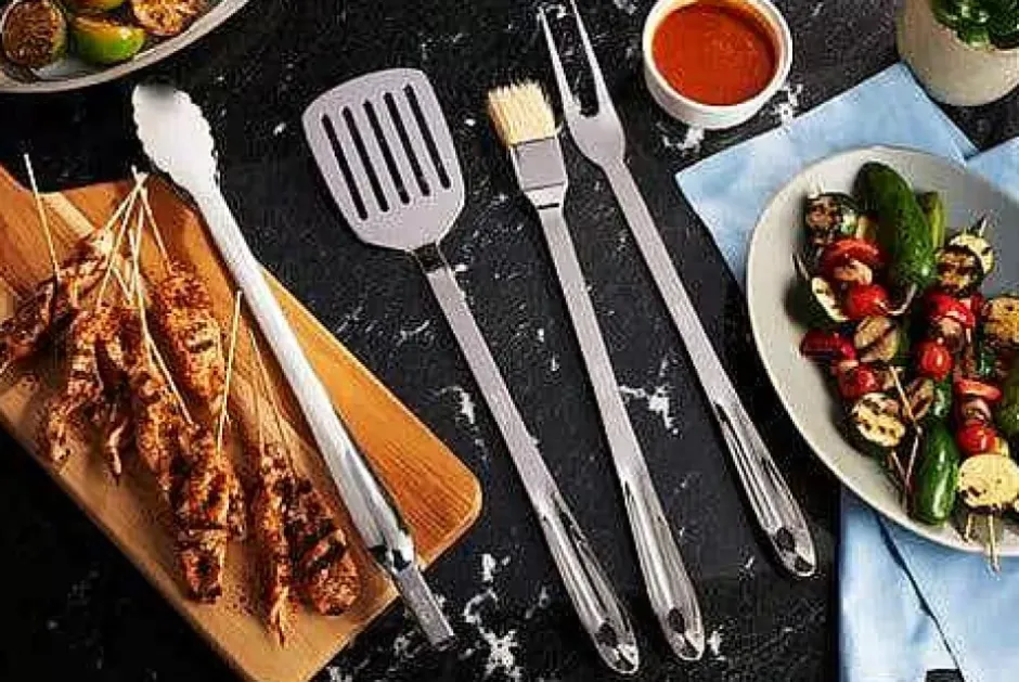 Stainless Steel 4 Piece Bbq Tool Set>All-Clad Online