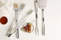 Stainless Steel 4 Piece Bbq Tool Set><noscript><img width=