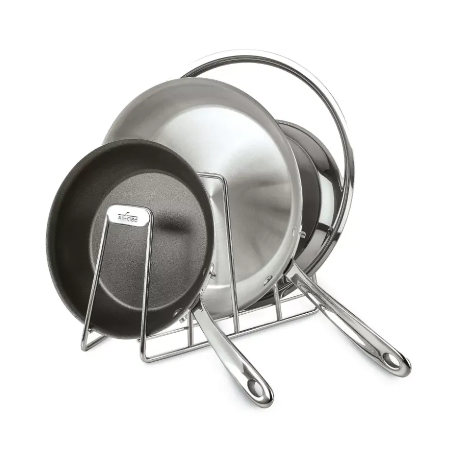 Stainless Steel Pot And Pan Organizer, 4-Slot>All-Clad Sale