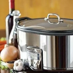 Stainless Steel Slow Cooker With Aluminum Insert, 7 Quart>All-Clad Online