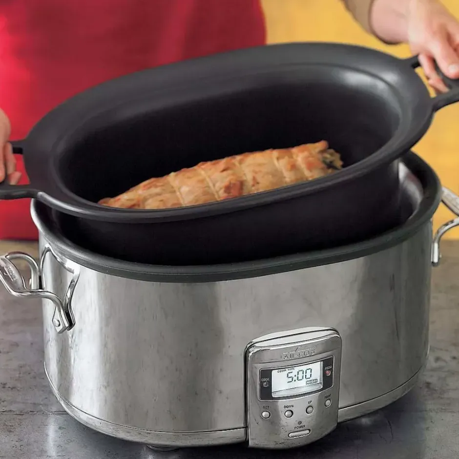 Stainless Steel Slow Cooker With Aluminum Insert, 7 Quart>All-Clad Online